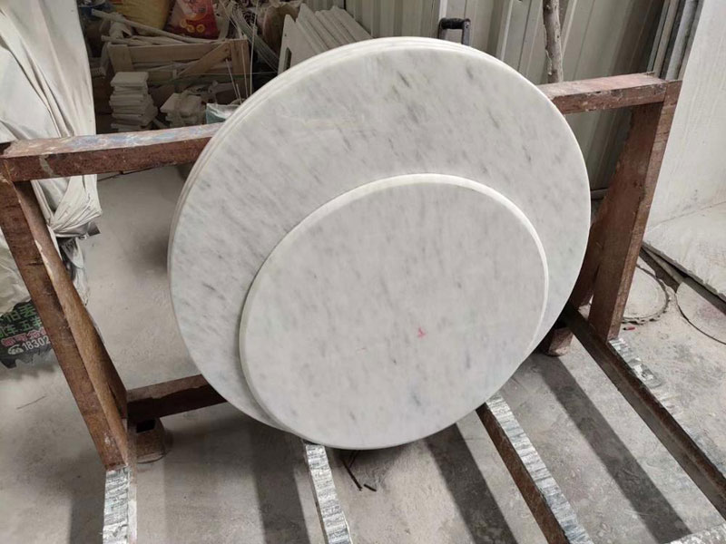 Ariston White Marble Tables Chairs
