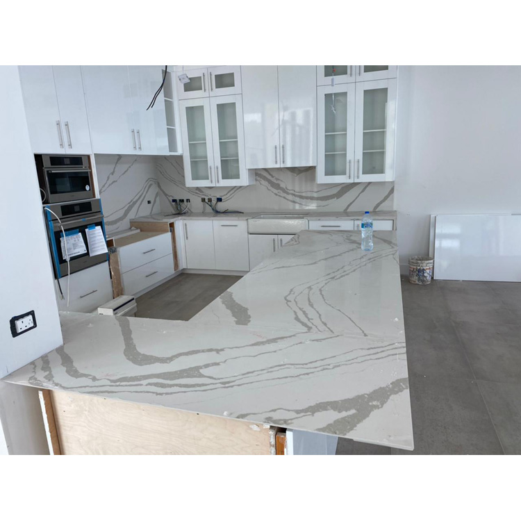 White Carrara Quartz Countertops