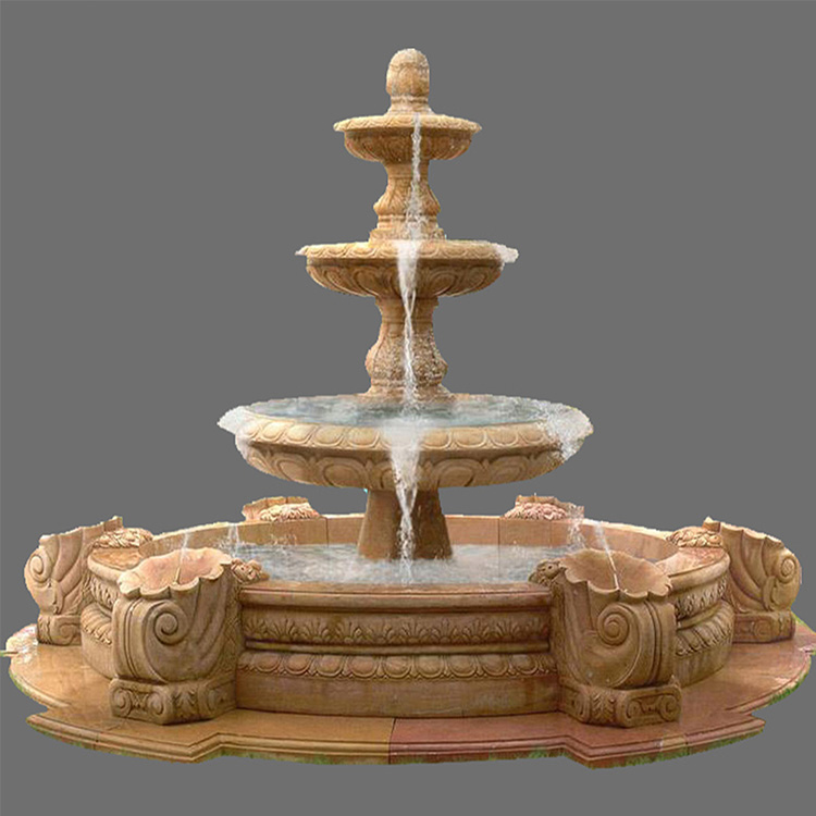 Limestone Garden Water Fountains