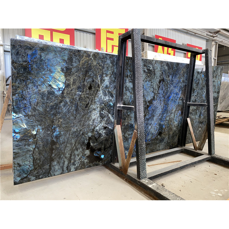 Dark Color Labradorite Blue Granite Slabs