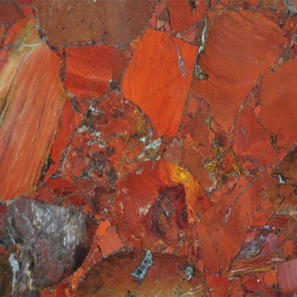 Red Jasper Semi Precious Stone Slab