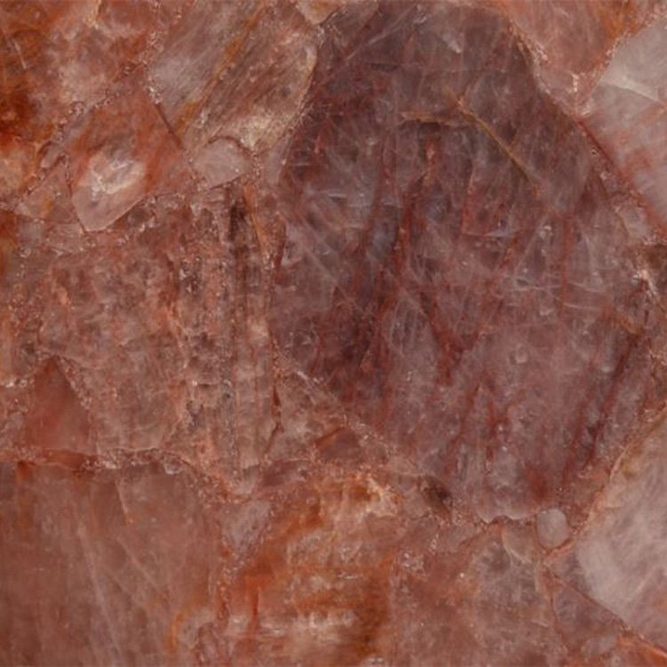 Orange Crystal Semi Precious Stone Slab