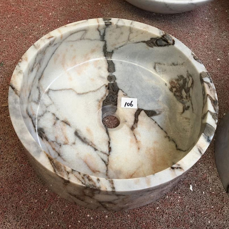 Natural Stone Round Shape Sink